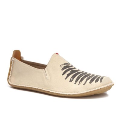 Vegan Chaussure Vivobarefoot Ababa Canvas Soul of Africa Femme - Beige VUC059621